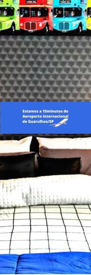 Pousada Casa Dos Gattos - Prox Ao Aeroporto Guarulhos Hotel Buitenkant foto